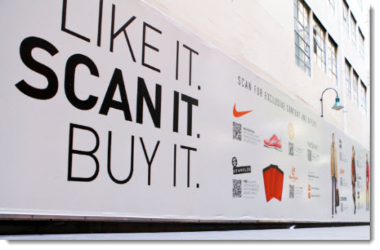 QR codes are popping up everywhere, virtual shopping malls are showing up in train stations, but now they're actually in the malls. Retailers are seeing QR codes as just another avenue to get that sale they might have missed instore.