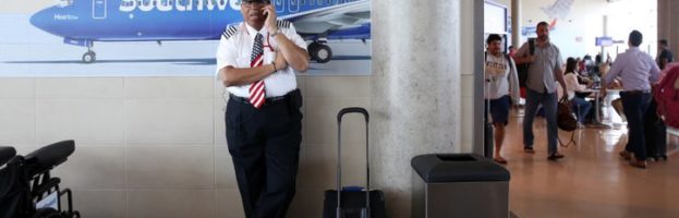 Southwest Airlines’ first black pilot takes final ride of 36-year career